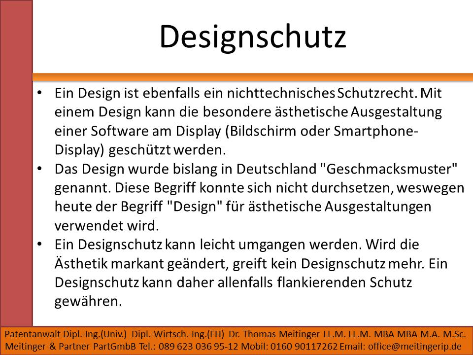 Designschutz